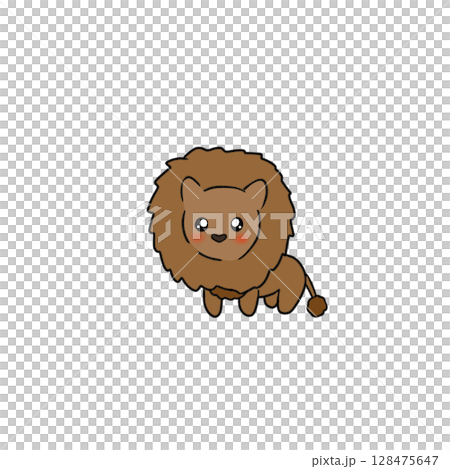 lion animal simple lion animal simple 128475647
