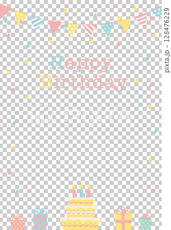 生日卡片_生日派對背景(垂直)生日快樂 生日卡片_生日派對背景(垂直)生日快樂 128476229