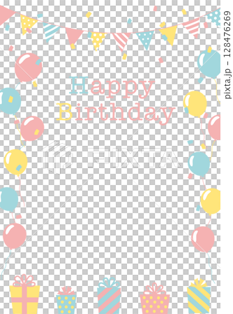 生日卡片_生日派對背景(垂直)生日快樂 生日卡片_生日派對背景(垂直)生日快樂 128476269