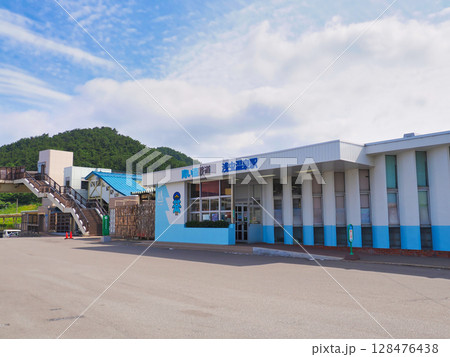 青い森鉄道浅虫温泉駅・青森県青森市浅虫 128476438