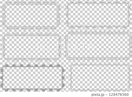Vintage calligraphy style frame material 151 <Decorative borders, decorative frames, monochrome line drawings, horizontal position> Vintage calligraphy style frame material 151 <Decorative borders, decorative frames, monochrome line drawings, horizontal position> 128476560