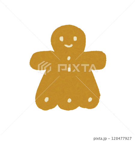 クリスマスのジンジャークッキー(ジンジャーブレッドマン) クリスマスのジンジャークッキー(ジンジャーブレッドマン) 128477927