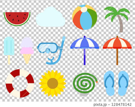 夏季資料套裝①③（無輪廓） 128478142