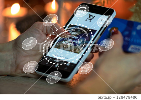 電子商取引のイメージ素材 128478480