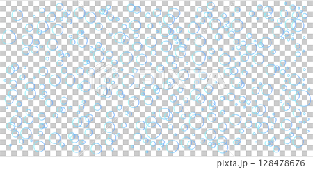 水中に気泡が浮かぶシンプルで爽やかな背景イラスト 128478676
