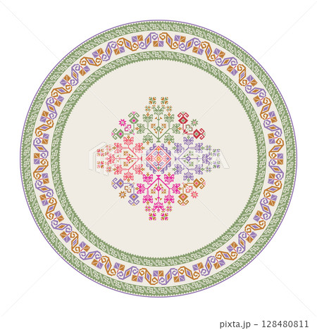 Teenek Huastec embroidery design element 24 Teenek Huastec embroidery design element 24 128480811