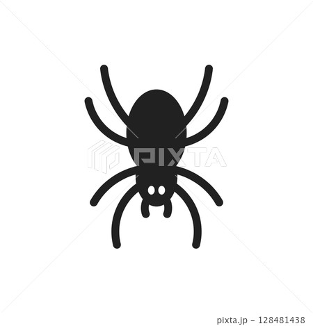 Spider icon in flat style. Tarantula insect vector illustration on isolated background. Wildlife sign business concept. Spider icon in flat style. Tarantula insect vector illustration on isolated background. Wildlife sign business concept. 128481438