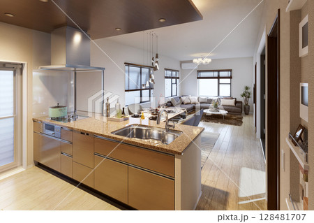 リビング 128481707