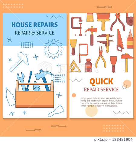 House repair service banner templates House repair service banner templates 128481904