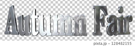 3DCG文字「Autumn Fair（オータムフェア）」 128482155