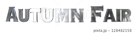 3DCG文字「Autumn Fair(オータムフェア)」 3DCG文字「Autumn Fair(オータムフェア)」 128482158