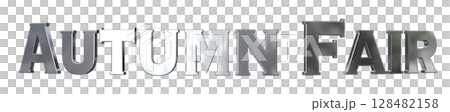 3DCG文字「Autumn Fair(オータムフェア)」 3DCG文字「Autumn Fair(オータムフェア)」 128482158