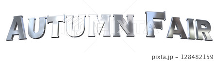 3DCG文字「Autumn Fair（オータムフェア）」 128482159