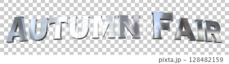 3DCG文字「Autumn Fair（オータムフェア）」 128482159