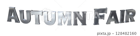 3DCG文字「Autumn Fair（オータムフェア）」 128482160