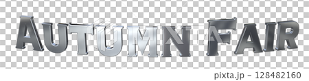3DCG文字「Autumn Fair（オータムフェア）」 128482160