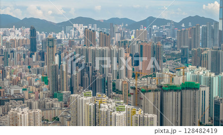 July 12 2025 Cheung Sha Wan District Urban Scene in Hong Kong July 12 2025 Cheung Sha Wan District Urban Scene in Hong Kong 128482419