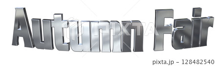 3DCG文字「Autumn Fair(オータムフェア)」 3DCG文字「Autumn Fair(オータムフェア)」 128482540
