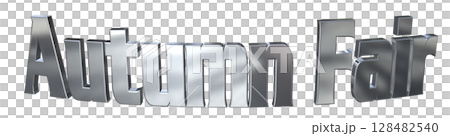3DCG文字「Autumn Fair(オータムフェア)」 3DCG文字「Autumn Fair(オータムフェア)」 128482540