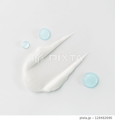 Smears and drops of cosmetics Smears and drops of cosmetics 128482690