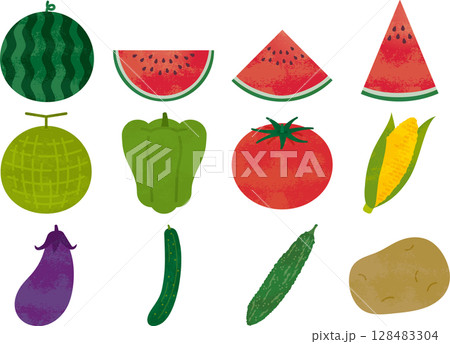 夏野菜・フルーツ 128483304