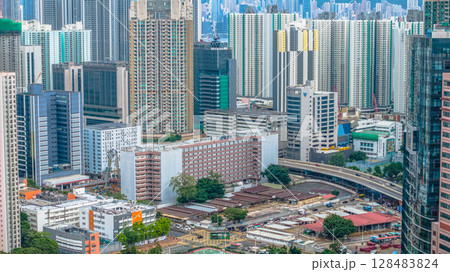 July 12 2025 West Kowloon Highway with City and Harbor July 12 2025 West Kowloon Highway with City and Harbor 128483824