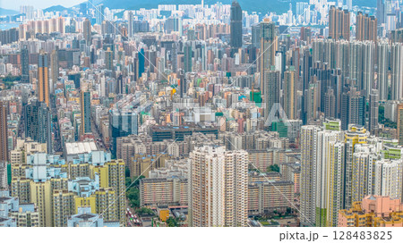 July 12 2025 Cheung Sha Wan District Urban Scene in Hong Kong 128483825