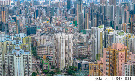 July 12 2025 Cheung Sha Wan District Urban Scene in Hong Kong 128483831
