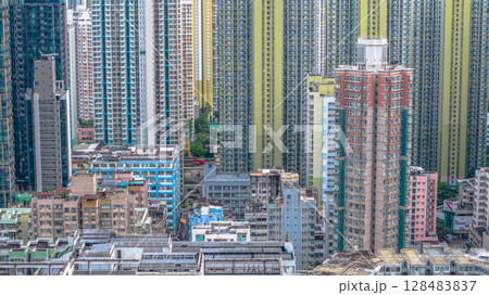 July 12 2025 Cheung Sha Wan District Urban Scene in Hong Kong July 12 2025 Cheung Sha Wan District Urban Scene in Hong Kong 128483837