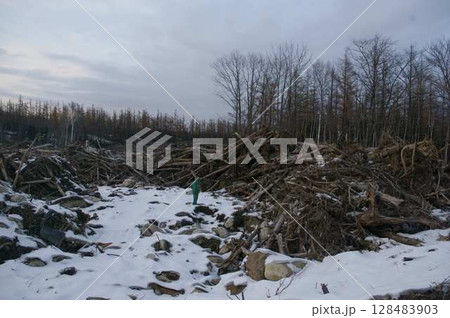 2016年8月30日大型台風本州を縦断し北海道十勝清水の爪跡 10週間後10 128483903