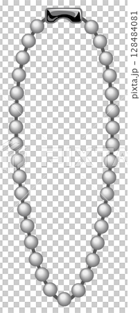 簡單球鏈向量圖示說明 簡單球鏈向量圖示說明 128484081