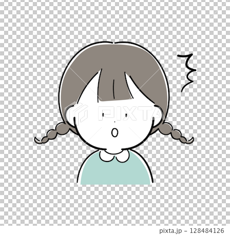 一個驚訝的孩子的插圖 128484126