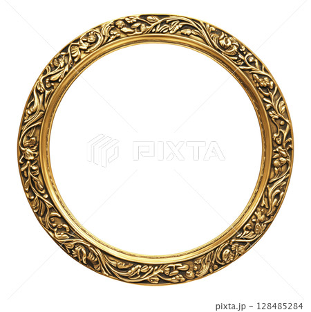 Vintage Round Frame 128485284