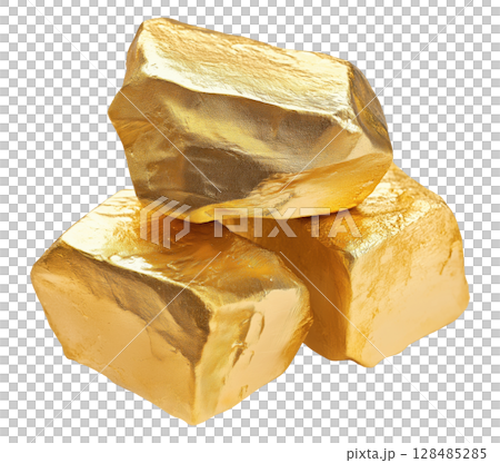 Three Gold Pieces 128485285