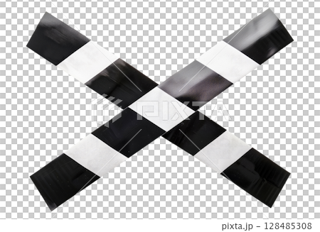 Warning Tape Cross 128485308
