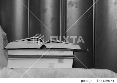 モノトーン調の古い辞書 モノトーン調の古い辞書 128486074