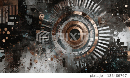 Sigilism and abstraction style backgrounds 128486767