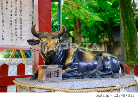 東京都葛飾区　五方山　立石熊野神社　手水舎　安倍晴明縁りの神社 128487015