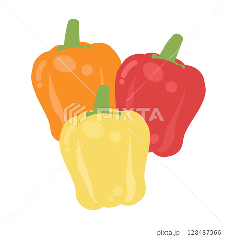 パプリカ　イラストセット 128487366