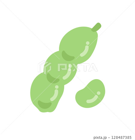 枝豆　イラスト 128487385