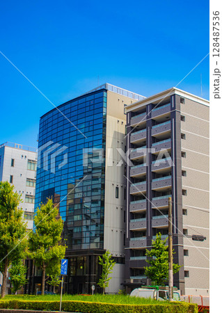 【京都風景】五条通りの空とビル群(河原町五条から堀川五条まで) 【京都風景】五条通りの空とビル群(河原町五条から堀川五条まで) 128487536