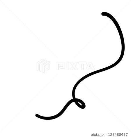 吹き出し 手書き シンプル ゆるい かわいい 128488457