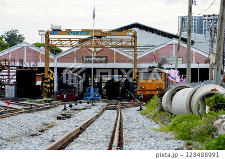 Thonburi Locomotive Depot at Bangkok Noi Bangkok , thailand 128488991