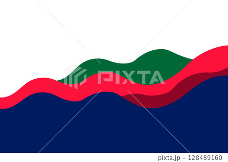 Colorful Abstract Wave Background Design 128489160