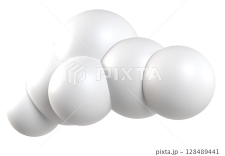 抽象的な雲の3d画像 128489441