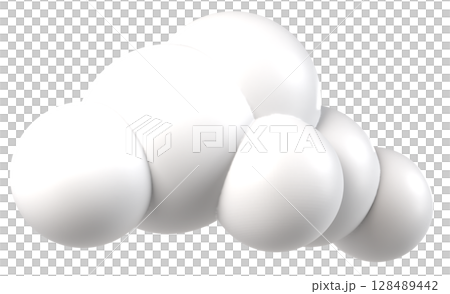 Abstract cloud 3d image Abstract cloud 3d image 128489442