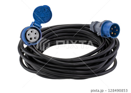 Industrial Power Extension Cable with Blue Plug 128490853