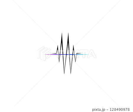 pulse logo vector 128490978
