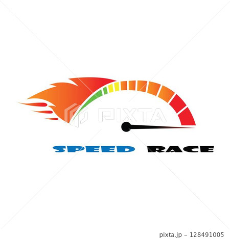 Faster Logo Template vector icon 128491005