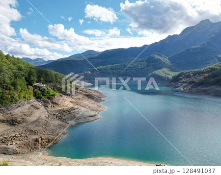 4k drone view of the canyon. High quality photo 4k drone view of the canyon. High quality photo 128491037